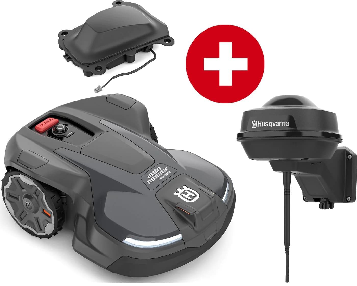 Husqvarna Automower 450X NERA mit EPOS RS5 und EPOS Plug-In â Modell 2024