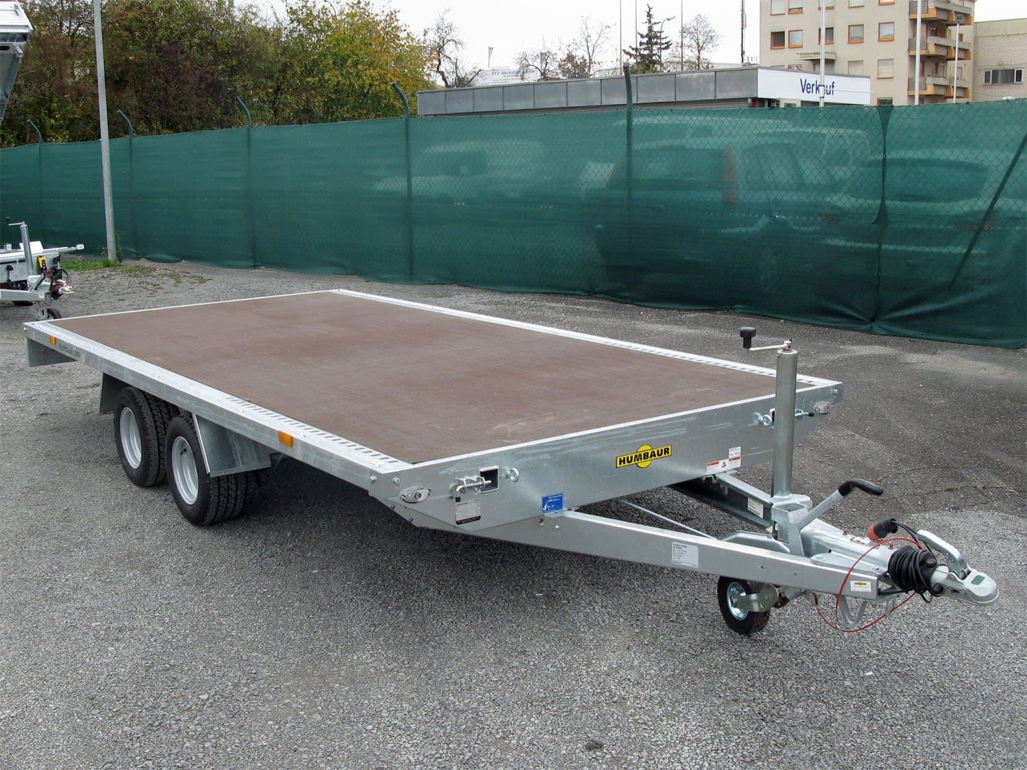 Humbaur Universal 3000 Seilwinde, Alu BordwÀnde 350 mm, Auffahrbohlen