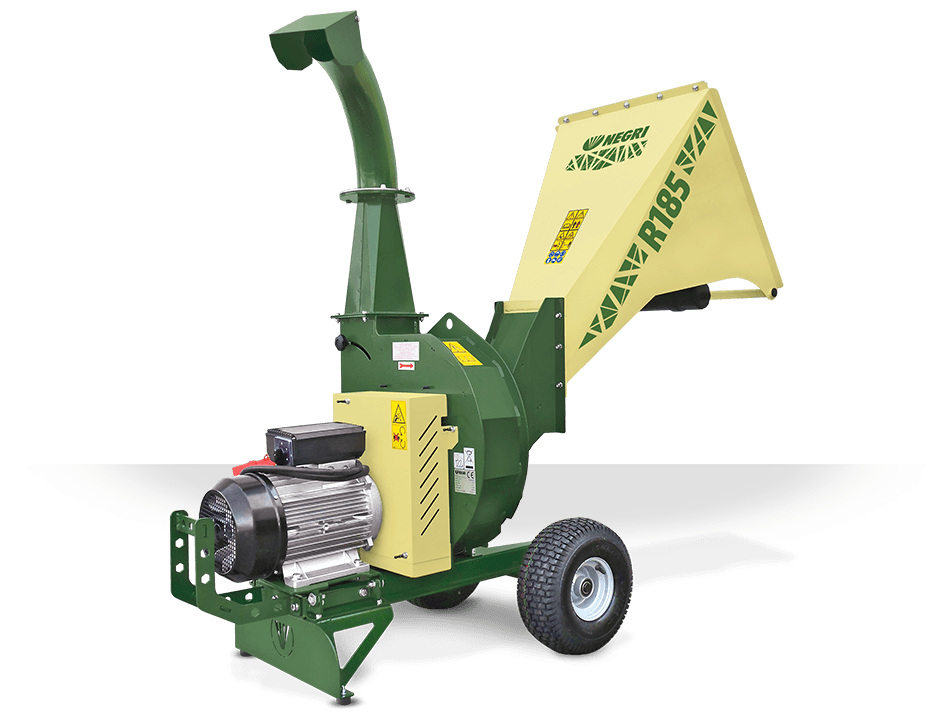 NEGRI BiohÀcksler R185 / Elektro-HÀcksler mit TransportrÀder