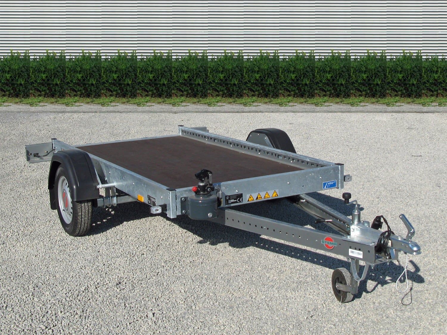 STEMA WOM XT 750 STS O1 7.5-25-13.1 Ungebremster AbsenkanhÀnger
