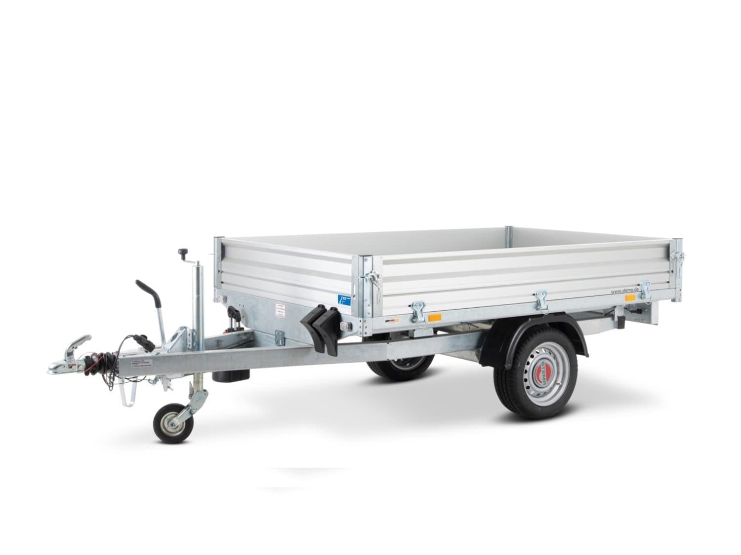 STEMA RKE O2 13-27-15.1 ALU ROKO1 Heckkipper mit Handpumpe