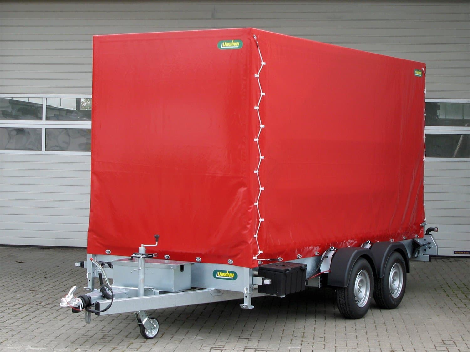 Unsinn UAG 4217-35-14-E-HP AbsenkanhÀnger mit Elektrohydraulik und Planenaufbau
