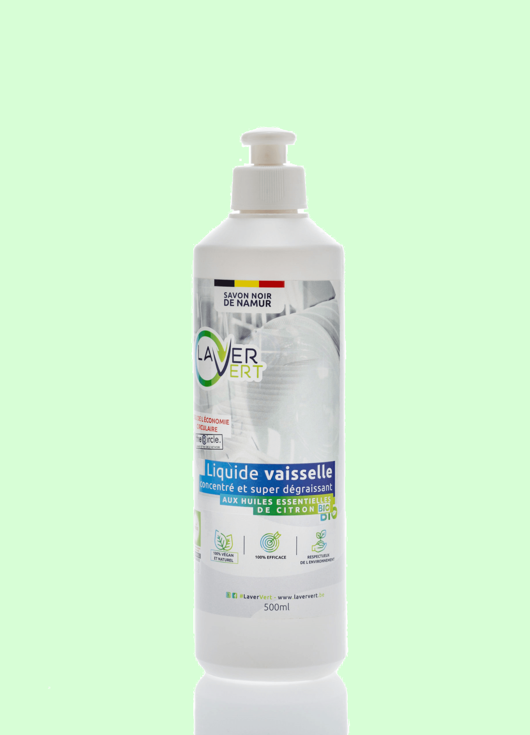 Liquide vaisselle naturel 500 ML LAVER VERT