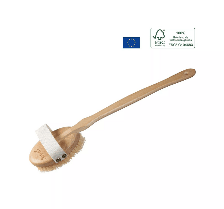 Brosse de massage corps avec manche - Vegan - ANAE