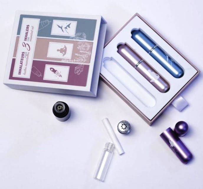 Inhalateur d'huiles essentielles - Coffret cadeau - HUILE & SENS