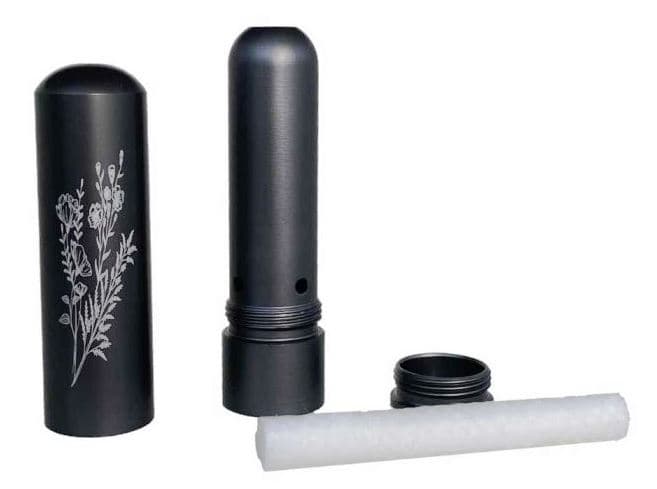 Inhalateur huiles essentielles en métal - HUILE & SENS