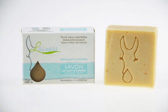 Exfoli’Âne savon au lait d’ânesse bio Exfoliant à l’avoine 100g - ASINERIE DE LA VIOURNE