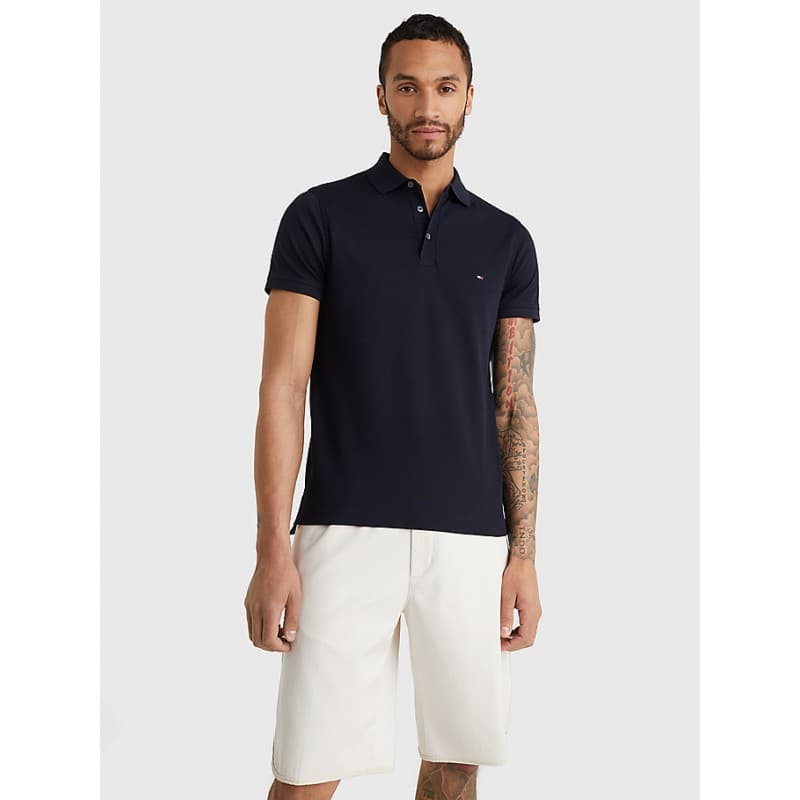 Polo Homme Tommy Hilfiger 1985 SLIM XS DESERT SKY