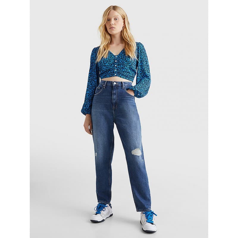 Jeans Femme Tommy Jeans MOM JEAN 25/30 DENIM DARK