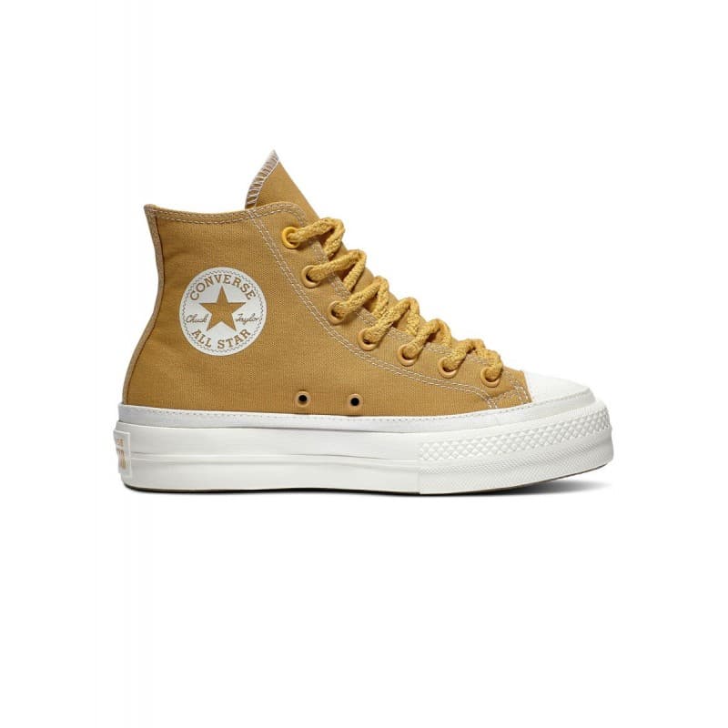 Chaussure CONVERSE CHUCK TAYLOR ALL STAR LIFT PLATFORM WORKWEAR 39 BURNT HONEY/THRIFTSHOP YELLOW