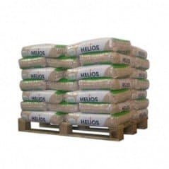 Pellets HELIOS – ½ Palet de 35 Sacos de 15 kg