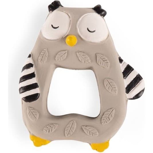 Moulin Roty Anneau de dentition caoutchouc Hibou Les moustaches