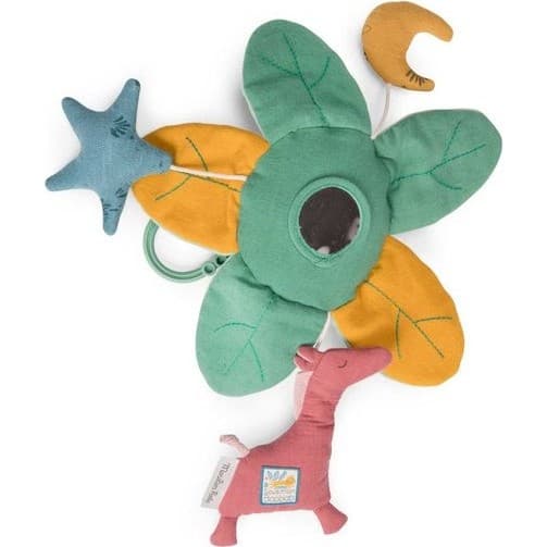 Moulin Roty Suspension bébé feuilles d'activités Sous mon baobab