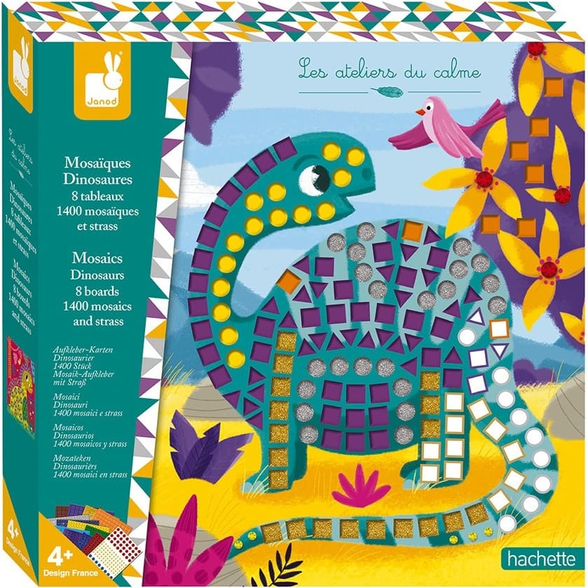 Janod Mosaiques Dinosaures Les ateliers du calme