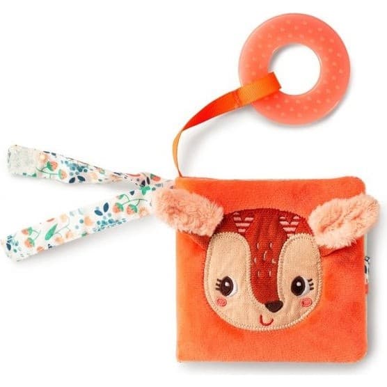 Lilliputiens Livre imagier Anneau de dentition pour bébé Stella