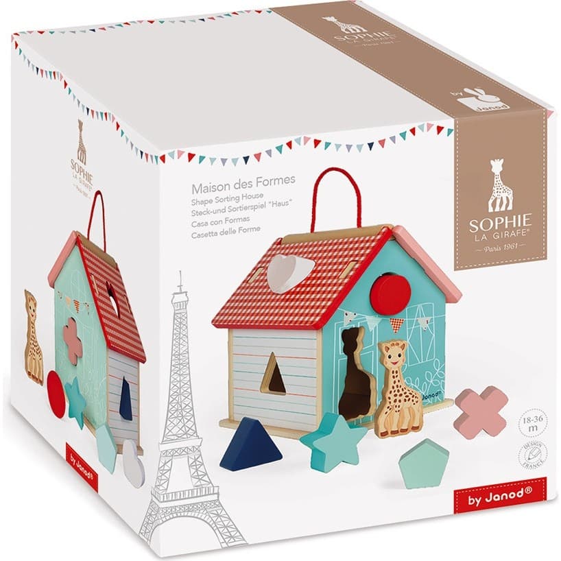 Janod Maison des Formes en bois Sophie la girafe