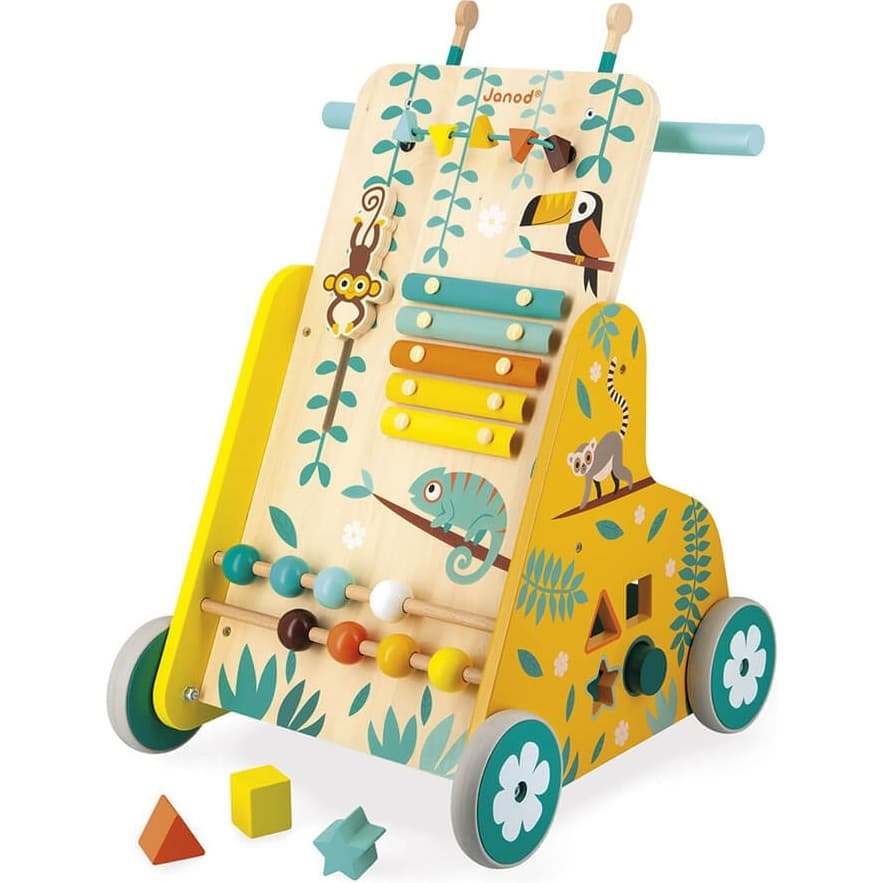 Janod Chariot de Marche Multi Activités Tropik