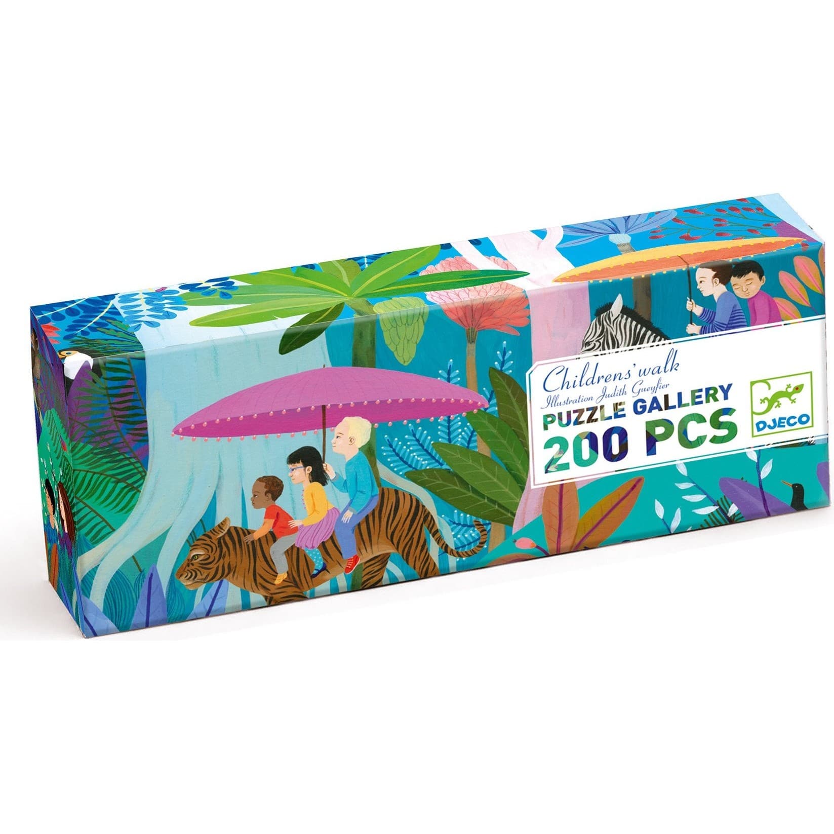 Djeco Puzzle Gallery Children's walk 200 pcs