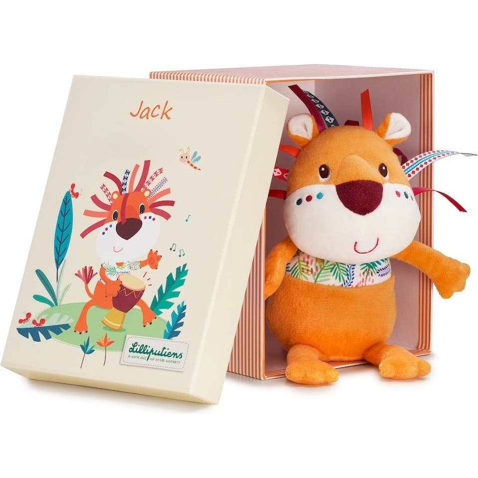 Lilliputiens Peluche câline Jack le lion