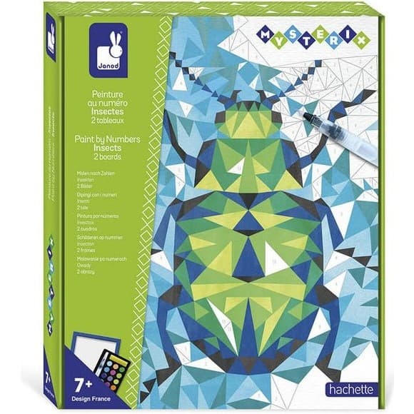 Janod Kit Créatif Peinture par Numéro Insectes