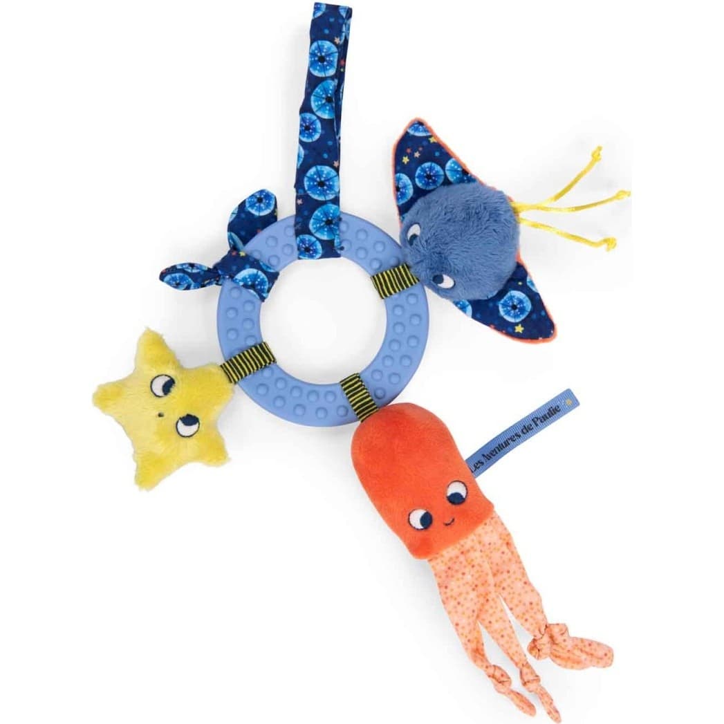 Moulin Roty Hochet anneau d'activité Poulpe Paulie