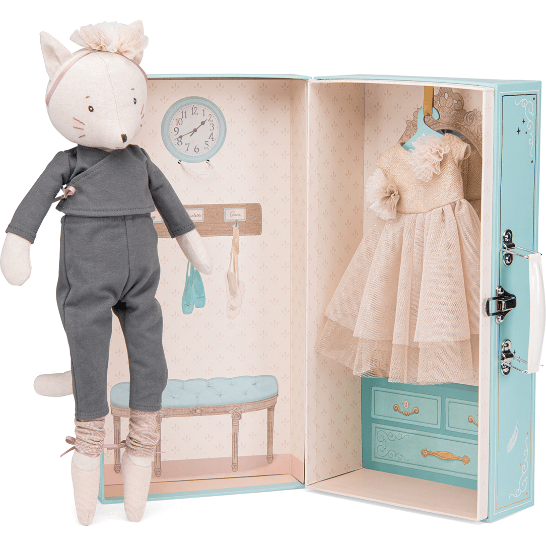 Moulin Roty Valise La penderie de Célestine La petite école de danse