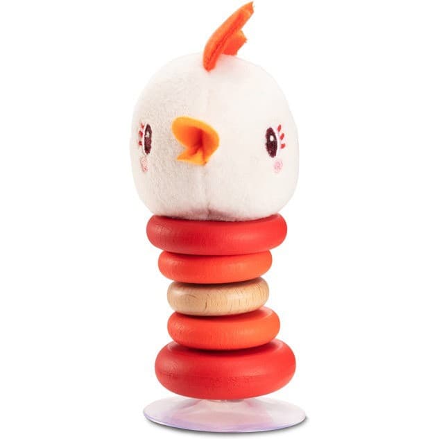 Lilliputiens Hochet swing Ă ventouse Paulette la poule