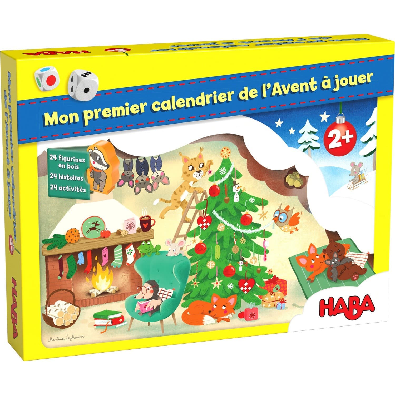 Haba Mon 1er calendrier de l'Avent : Noël chez la famille Ours