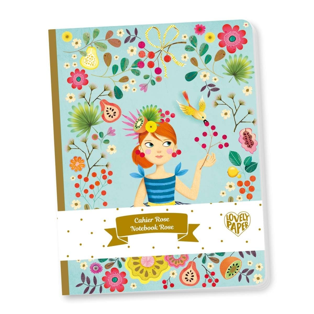 Lovely Paper By Djeco Cahier Rose Lovely paper Djeco