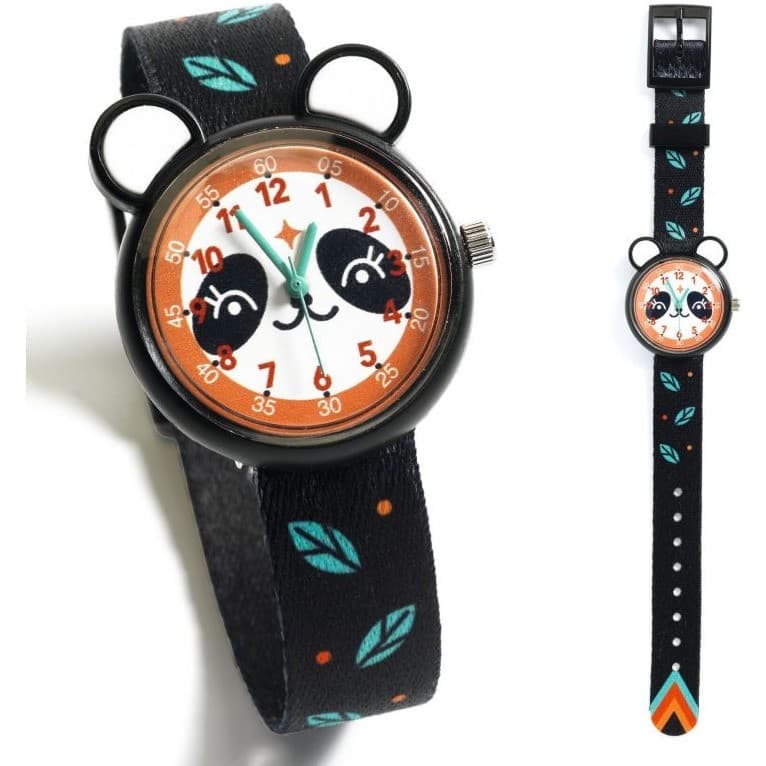 Djeco Montre panda pour enfant Ticlock