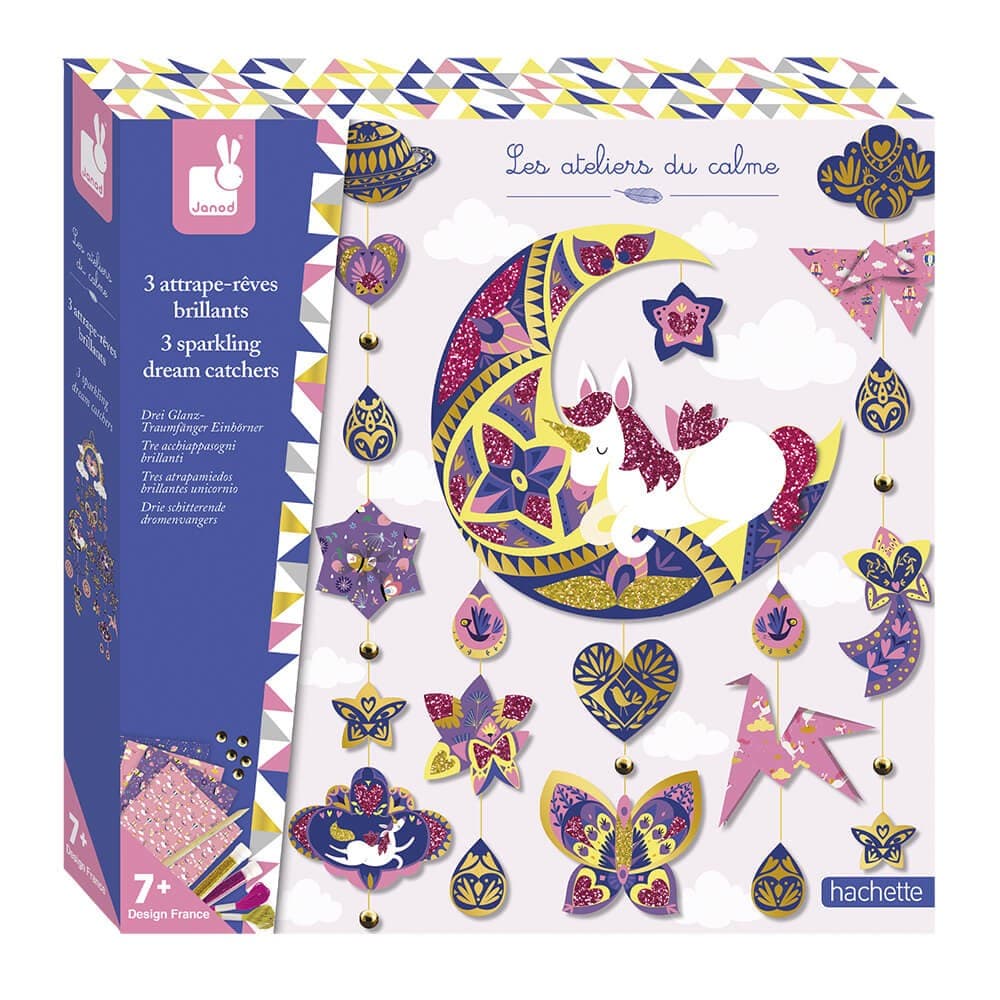 Janod Les ateliers du calme Kit Créatif AttrapeRêves brillants