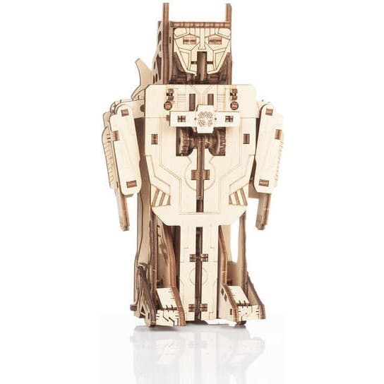 Mr Playwood Robot avion transformer maquette 3D mobile en bois