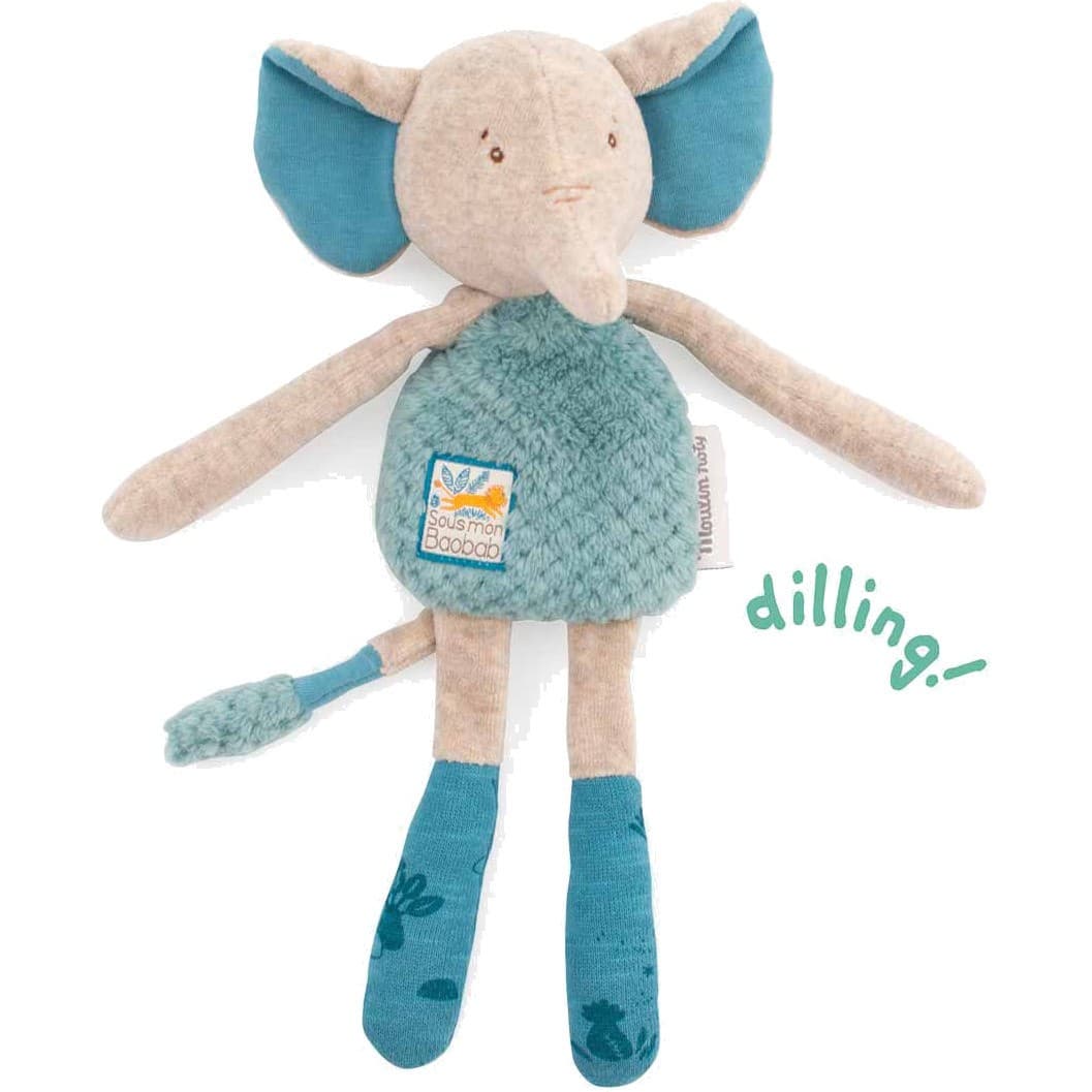 Moulin Roty Doudouhochet éléphant Sous mon baobab