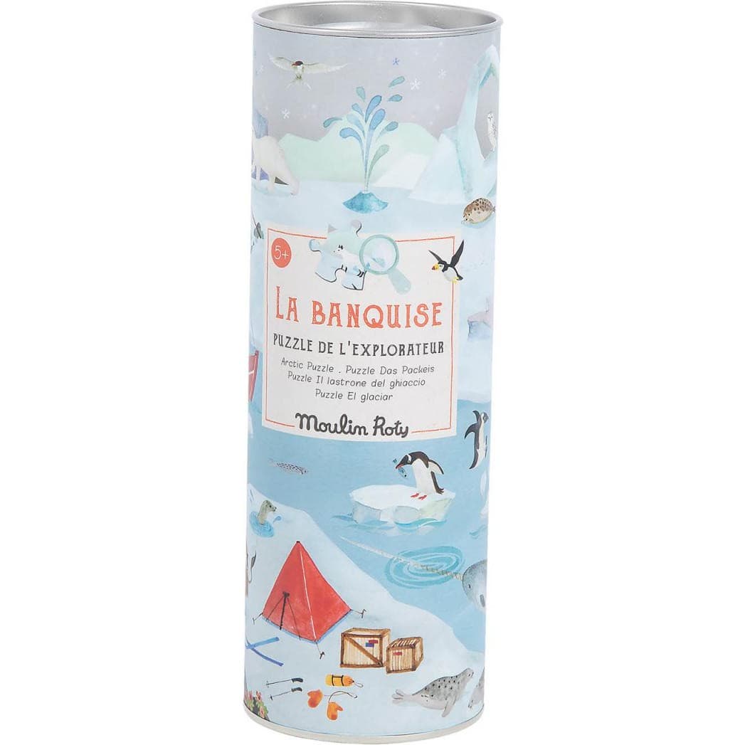 Moulin Roty Puzzle la banquise 96 pièces Puzzle de l'Explorateur Le