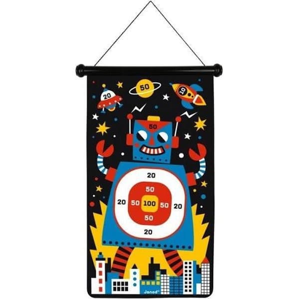 Janod Jeu de fléchettes magnétiques Robot