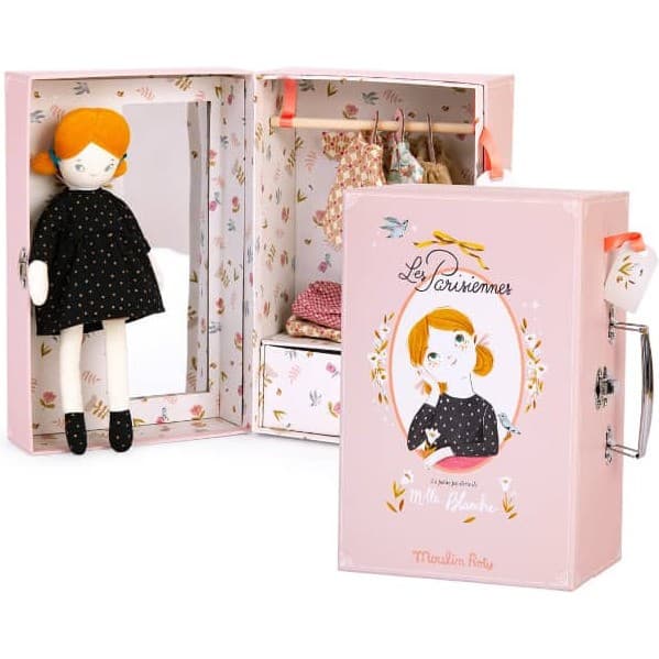 Moulin Roty Valise et poupée La petite penderie Les Parisiennes