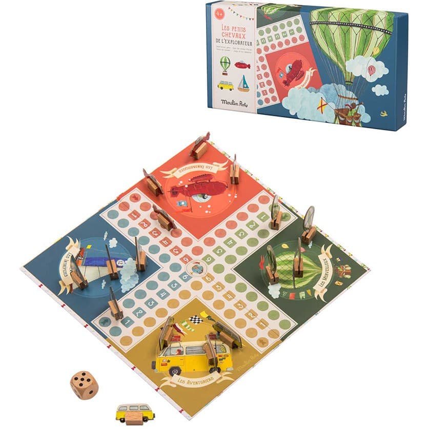 Moulin Roty Jeu de petits chevaux Le jardin du moulin