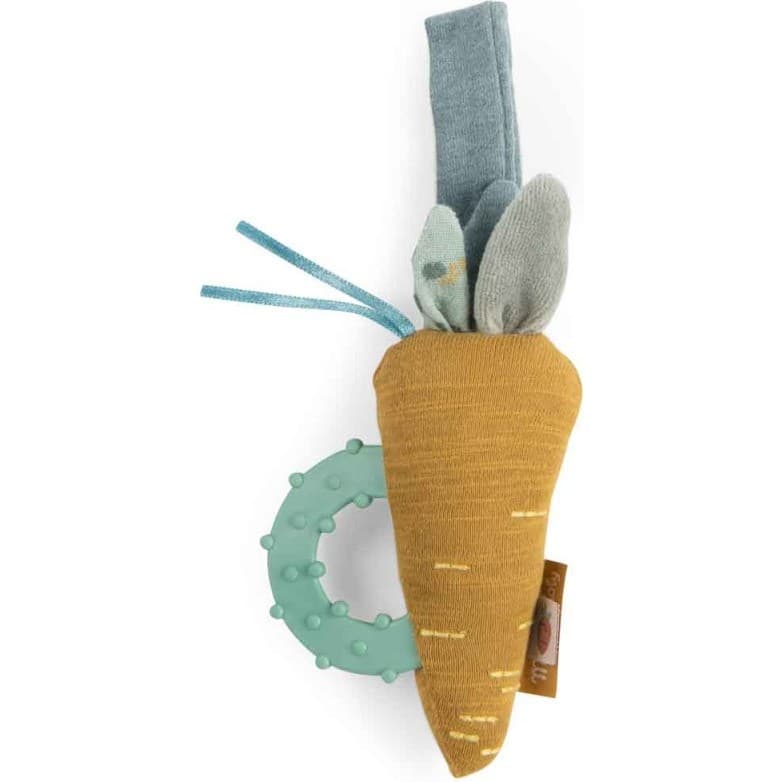 Moulin Roty Hochet anneau de dentition carotte Trois Petits Lapins