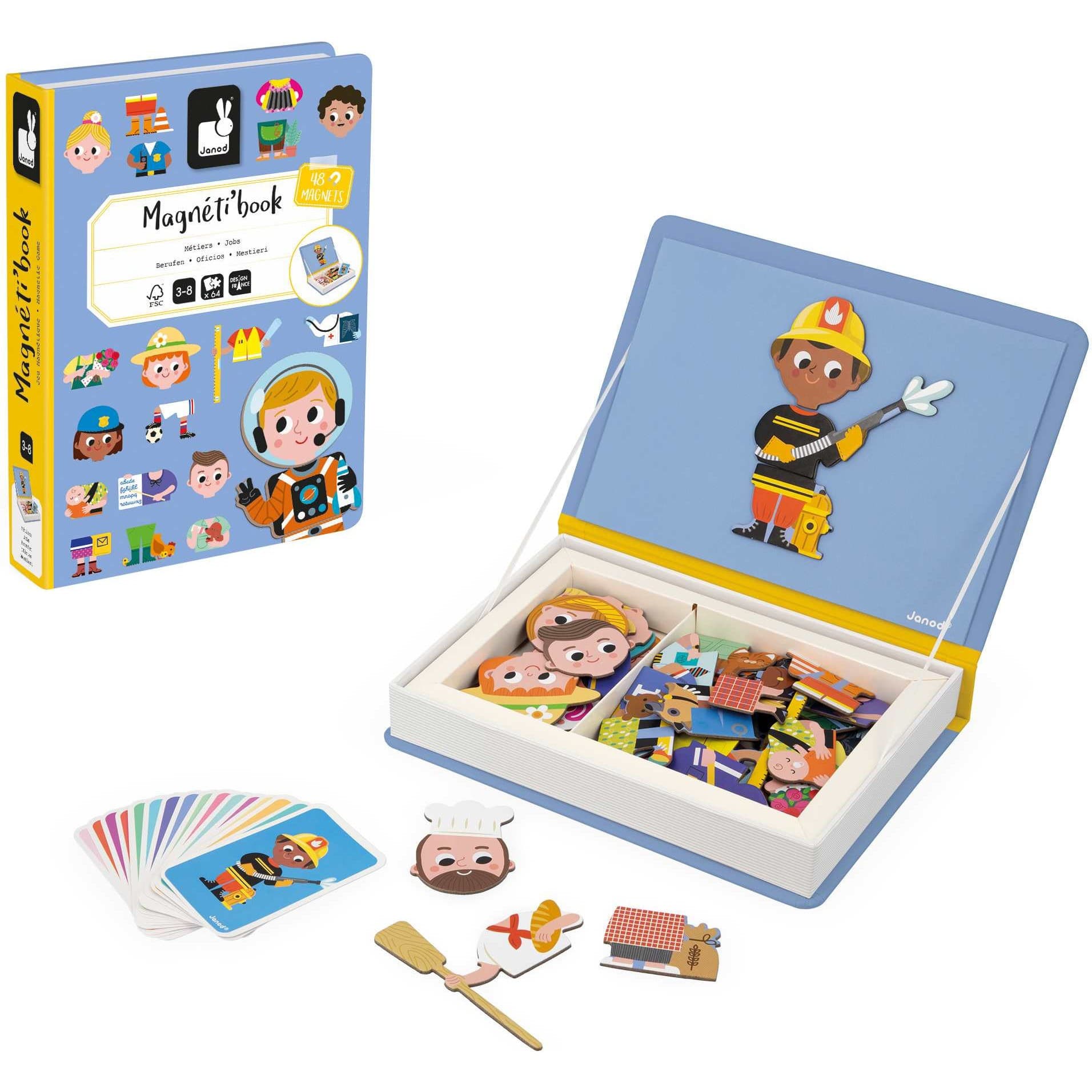 Janod Magnétibook Métiers