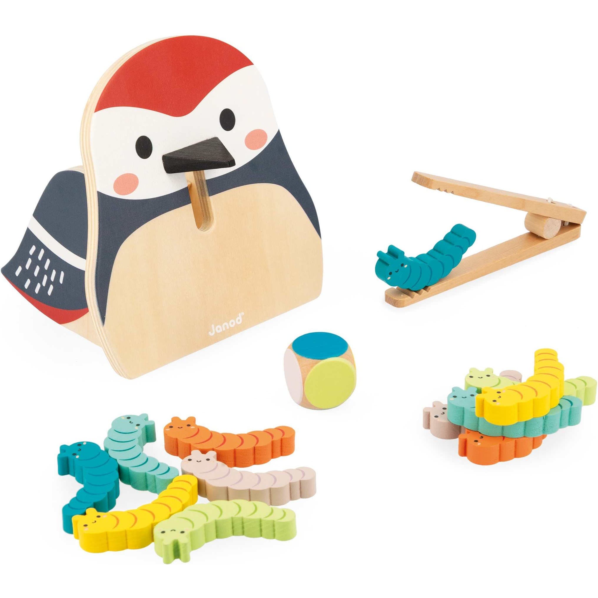 Janod Jeu des Couleurs Pik Pik et des Chenilles Partenariat Wwf®