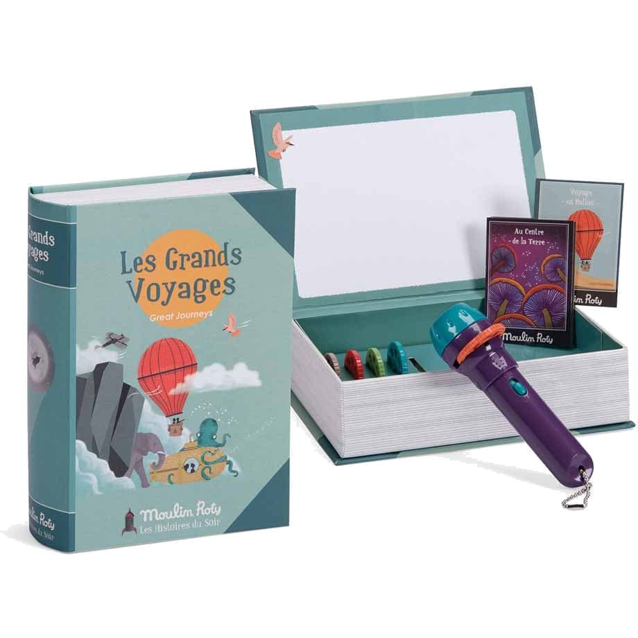 Moulin Roty Lampe Ă histoires livre Les grands voyages Les histoires