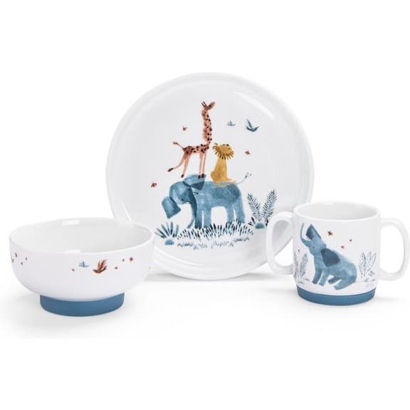 Moulin Roty Set vaisselle porcelaine Sous mon Baobab