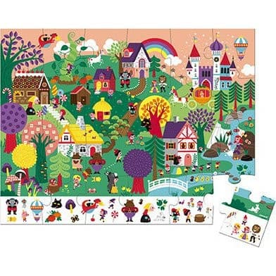 Janod Puzzle d'observation Les Contes 24 Pièces