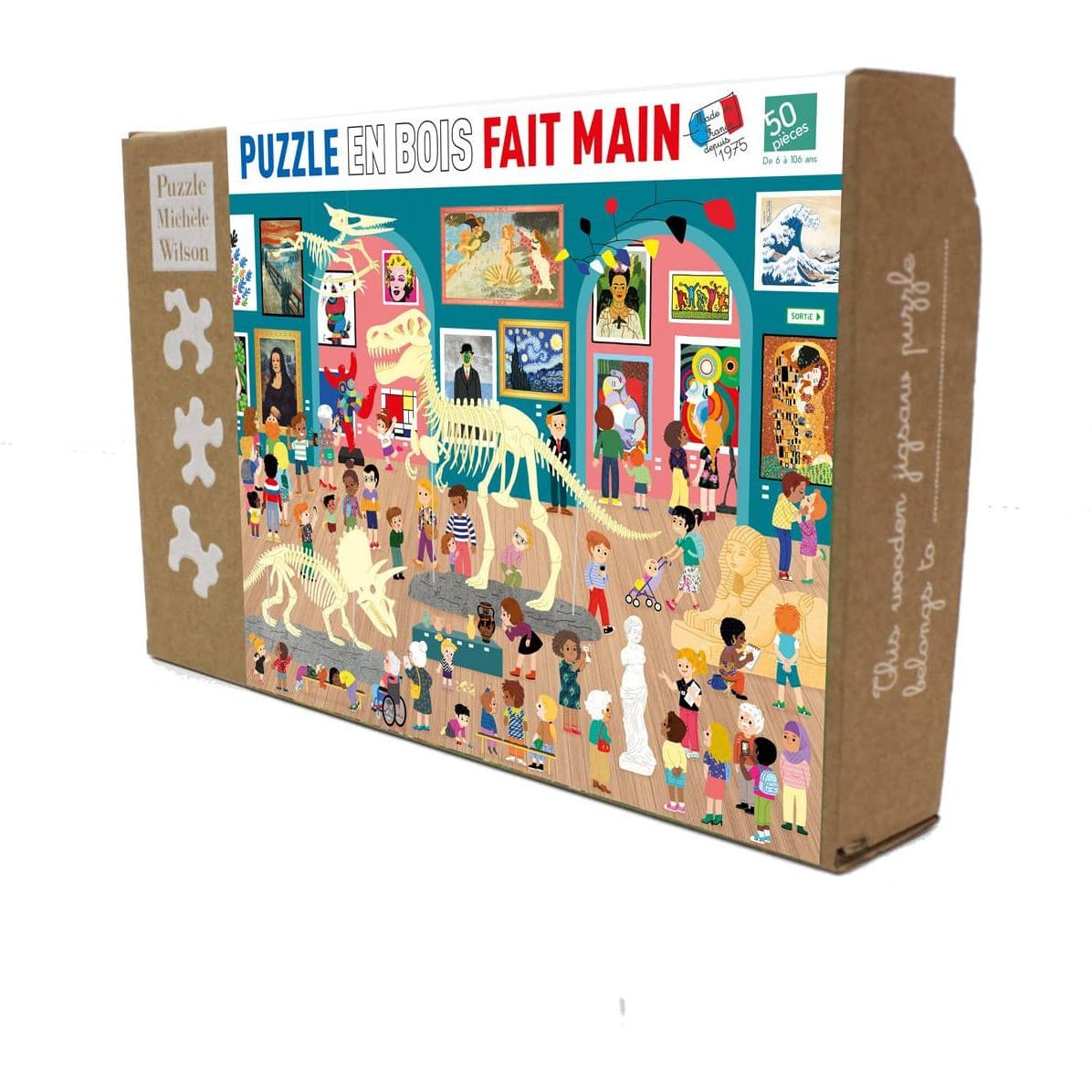 Puzzle Michèle Wilson Puzzle Bois Michèle Wilson Visite au Musée 50 p