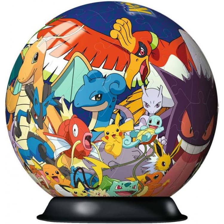 RAVENSBURGER Puzzle Pokémon 3D Ball 72 pièces