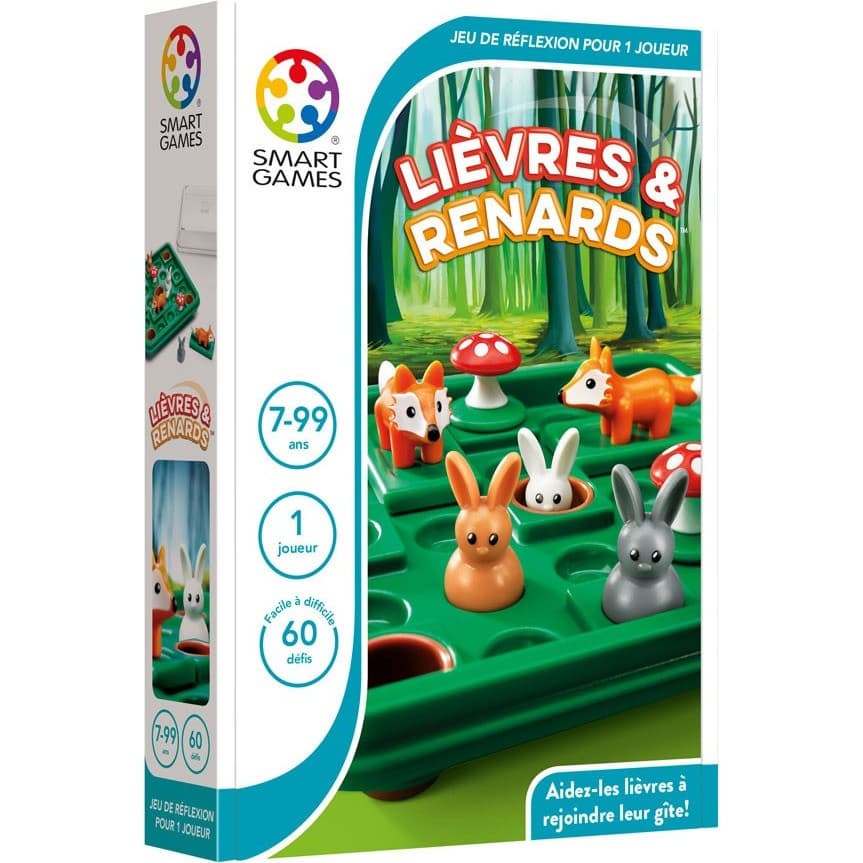 Smartgames Lièvres & Renards Jeu de poche ludique