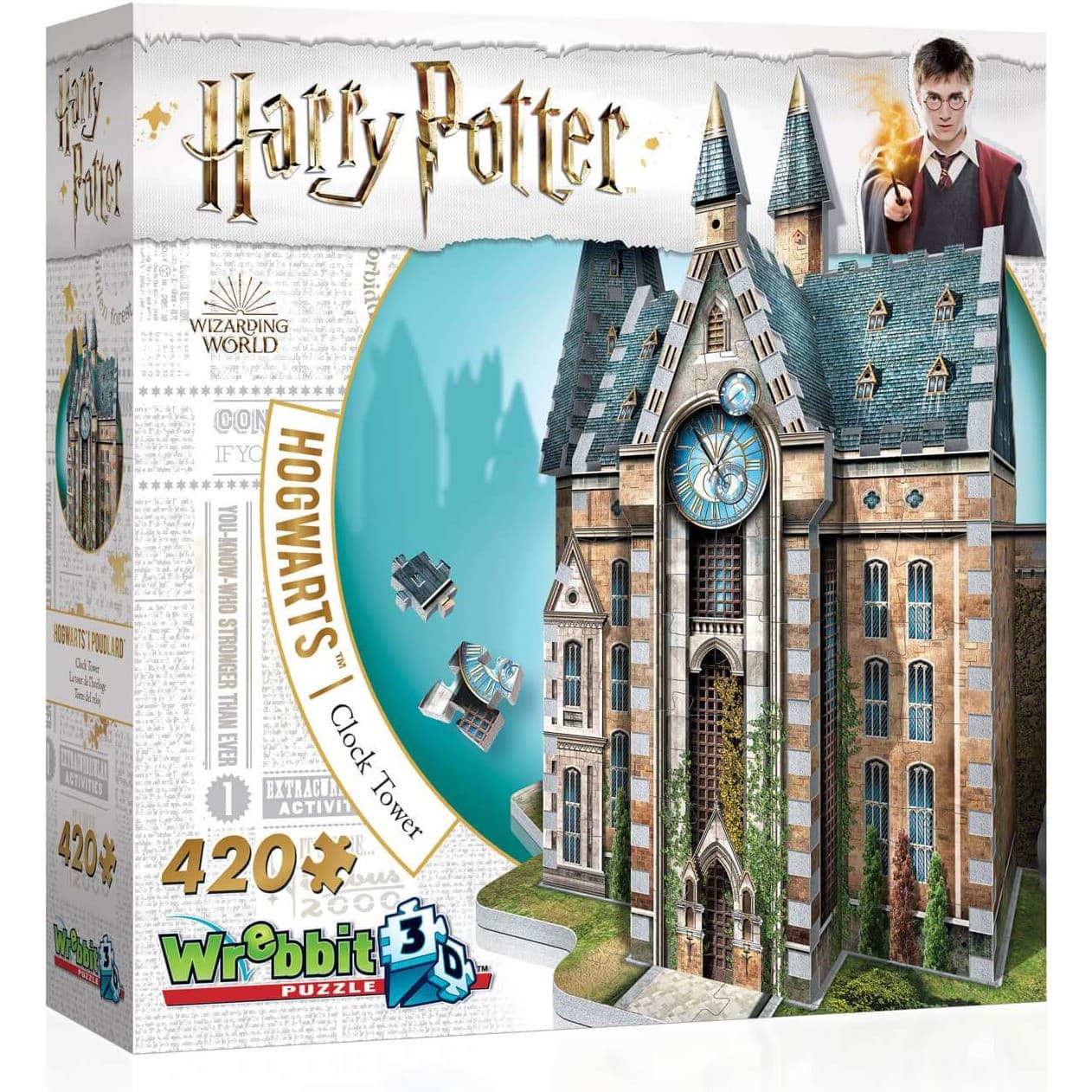 Wrebbit 3d Puzzle 3D Harry Potter Poudlard : La Tour de L'Horloge