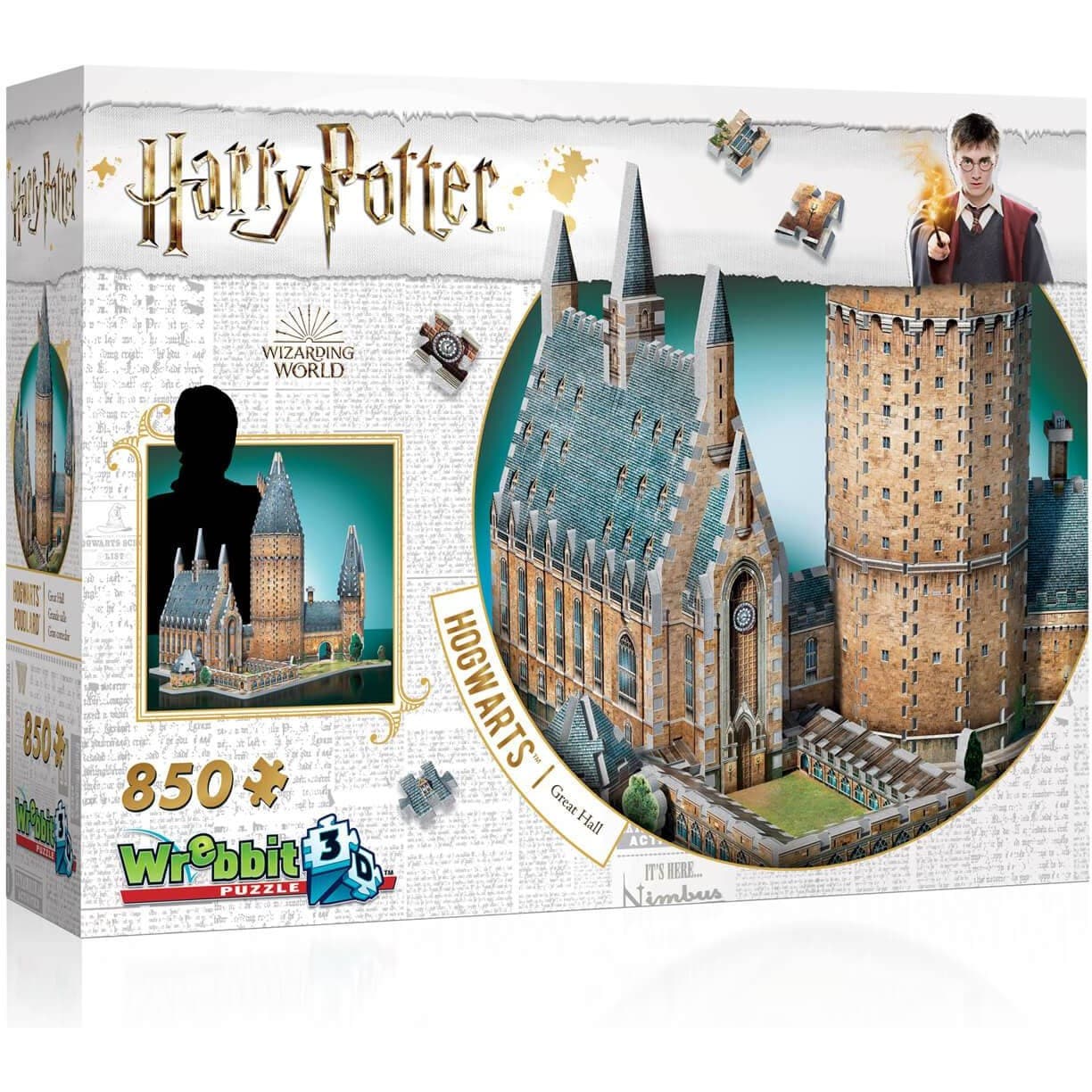 Wrebbit 3d Puzzle 3D Harry Potter Poudlard : La Grande Salle 850