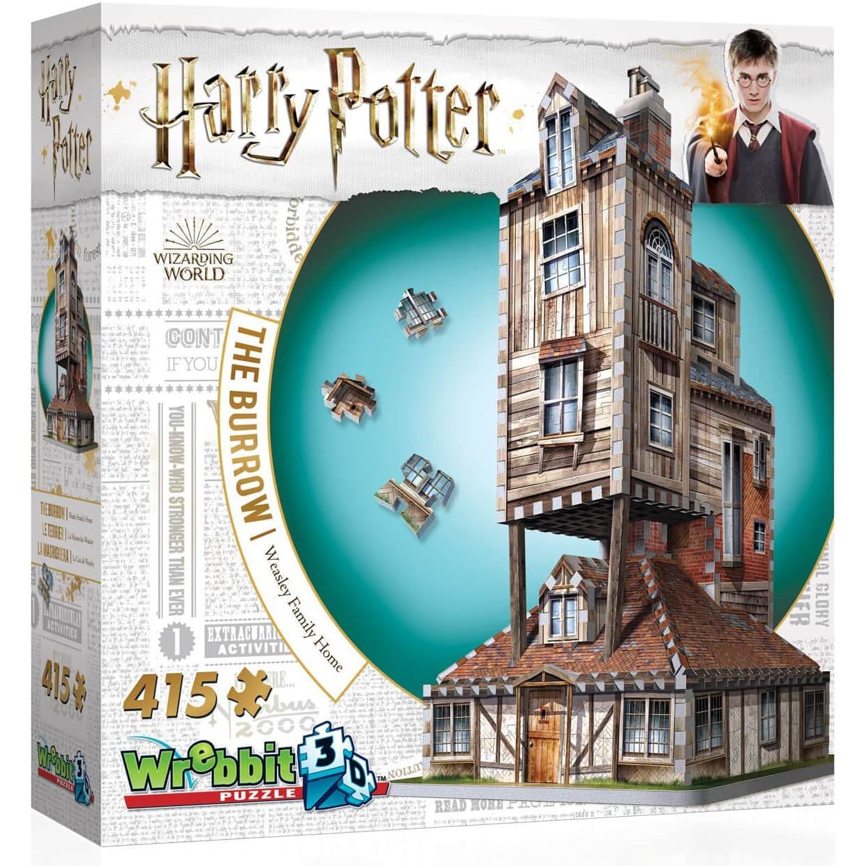 Wrebbit 3d Puzzle 3D Harry Potter Le Terrier : La Maison des Weasley