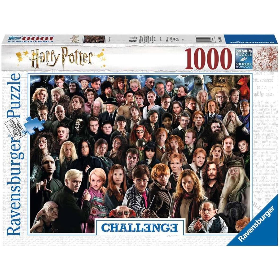 RAVENSBURGER Puzzle Harry Potter 1000 pièces Challenge Puzzle